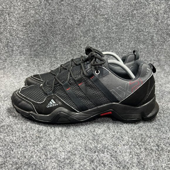 Adidas AX2 Hiking Shoes Men's 10 Black Traxion Athletic Trail Running Sneakers - Picture 4 of 13
